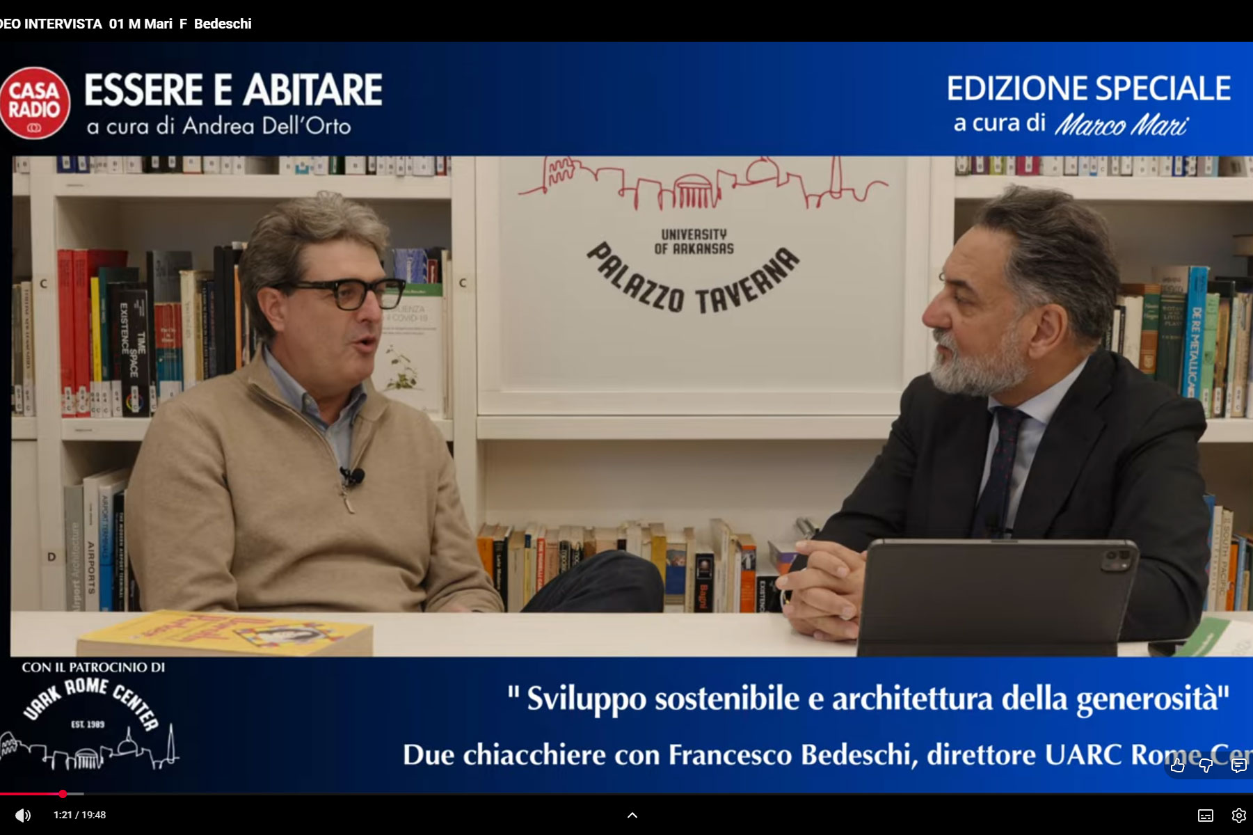 Formare lo sguardo, misurare la coerenza: intervista con Francesco Bedeschi – Special Edition con Marco Mari