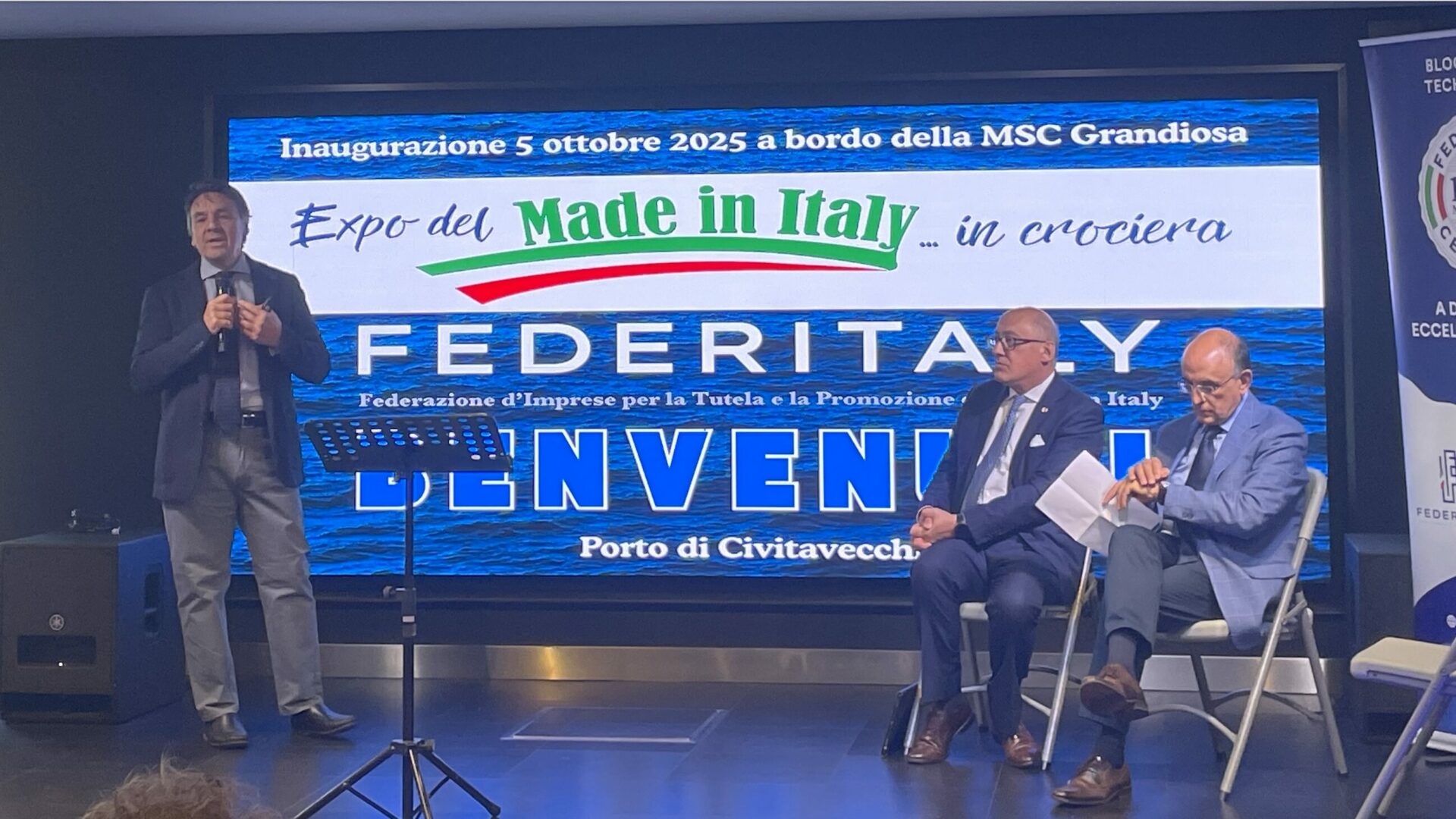 Parte oggi l’Expo del Made in Italy in Crociera: Federitaly porta le eccellenze italiane sul Mediterraneo